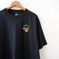 orange embroidery tee