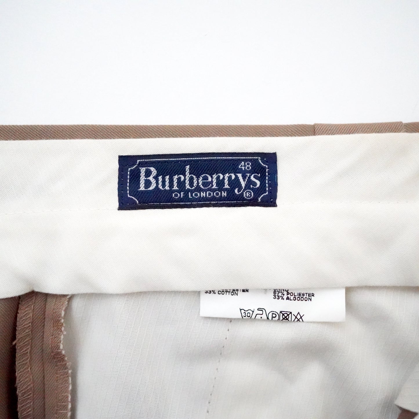 Burberry two tuck long pants