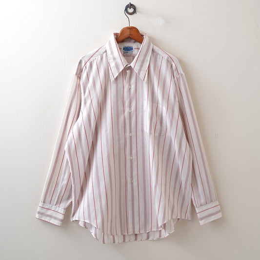 70s stripe long shirt
