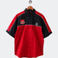 90s HONDA racing button down collar shirt