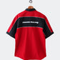 90s HONDA racing button down collar shirt