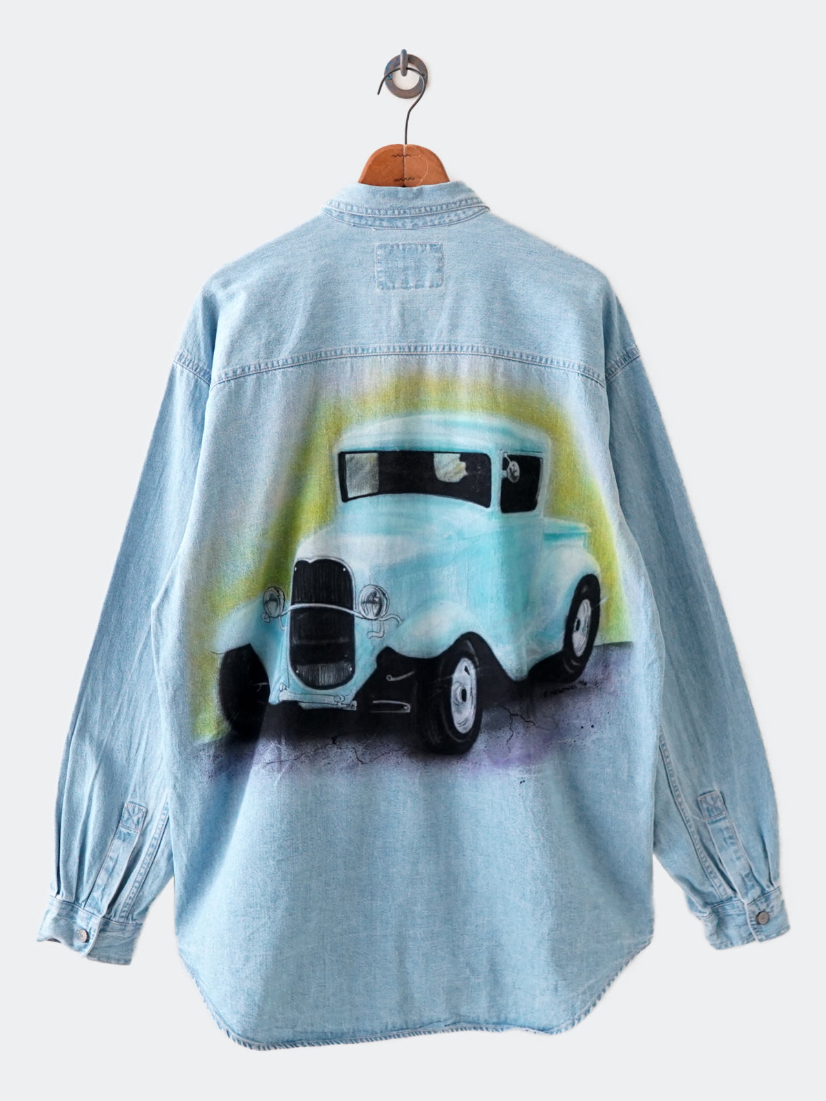 Levi's design denim long shirt