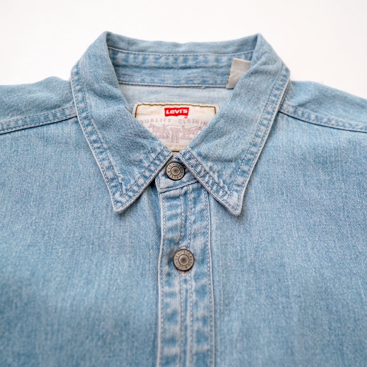 Levi's design denim long shirt