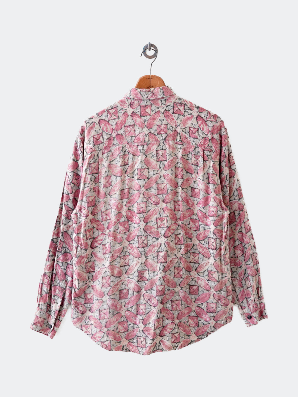 button down collar design long shirt