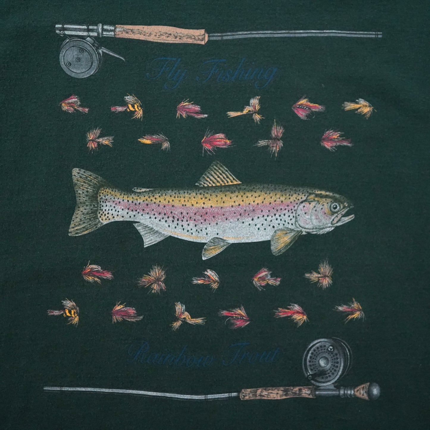 90s fish print animal tee