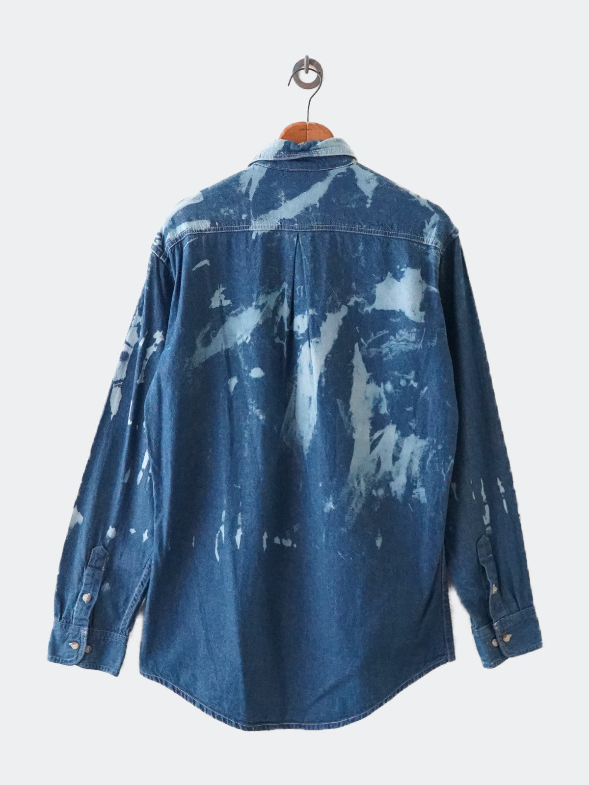 90s Marlboro tie dye denim shirt