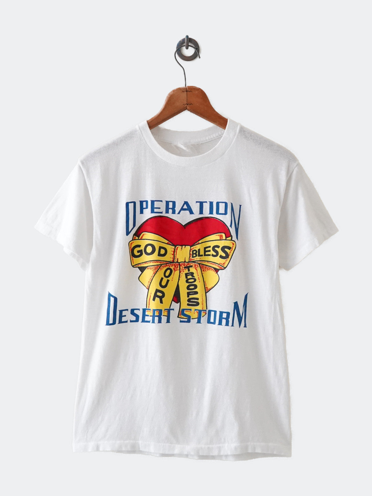 80s-90s heart print tee
