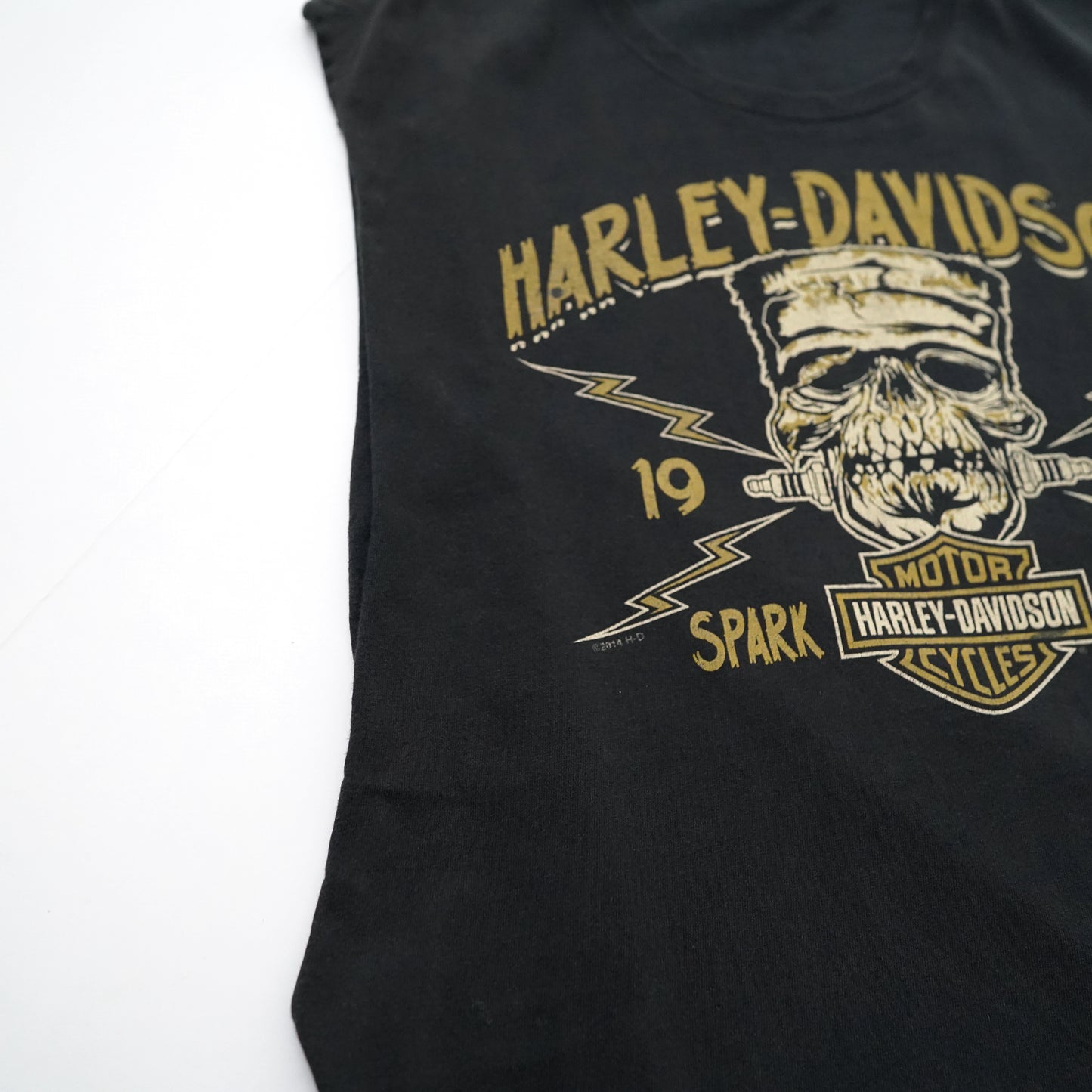 HARLEY DAVIDSON print tank top