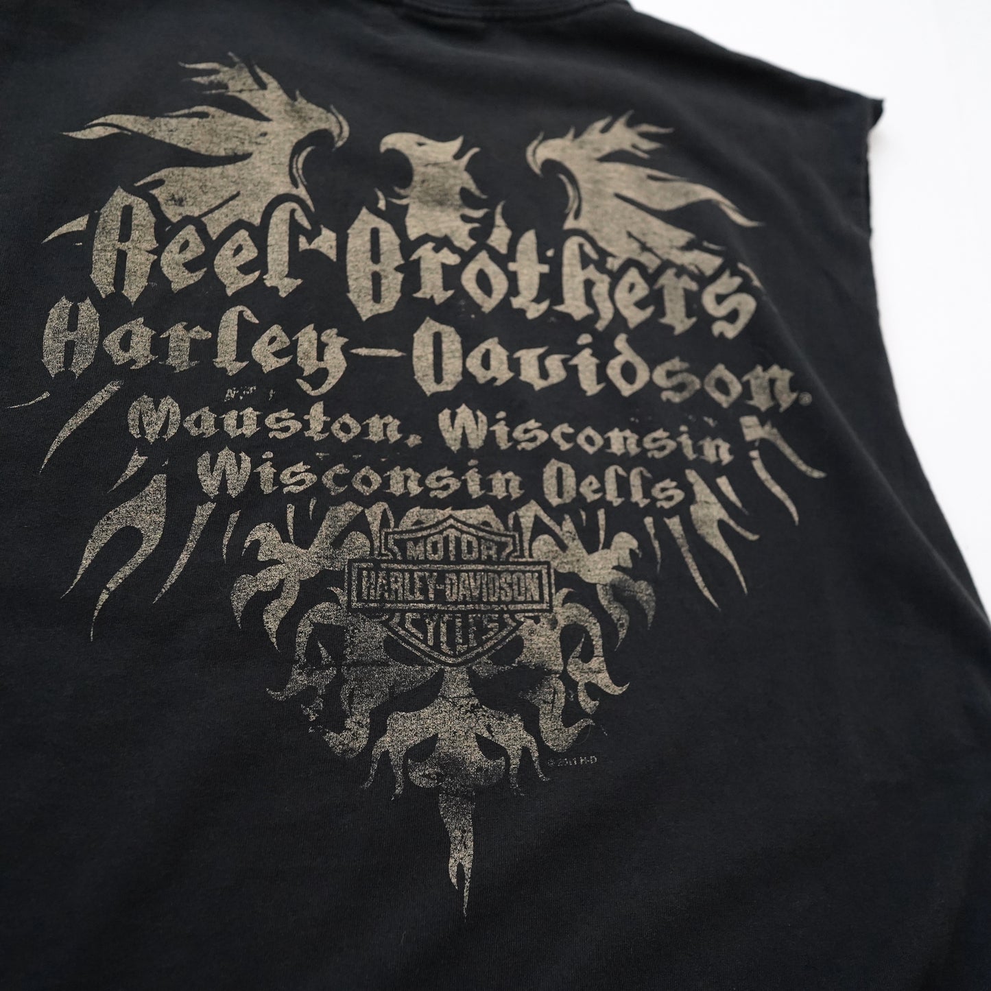 HARLEY DAVIDSON print tank top