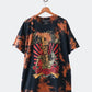 tie dye rock tee