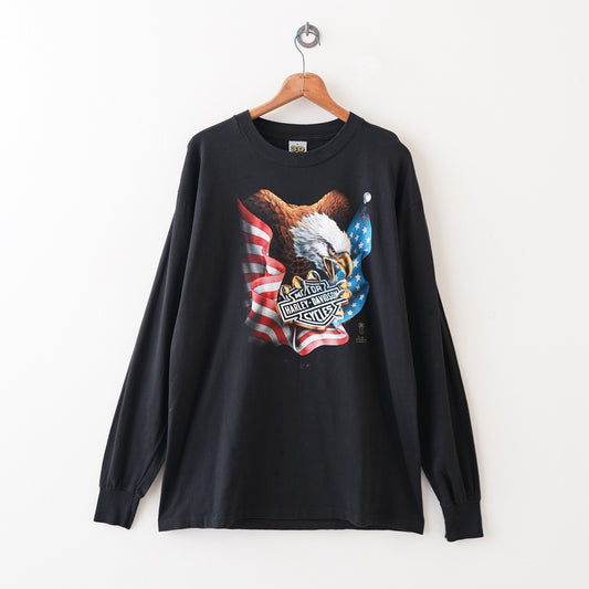 80s HARLEY DAVIDSON animal long tee