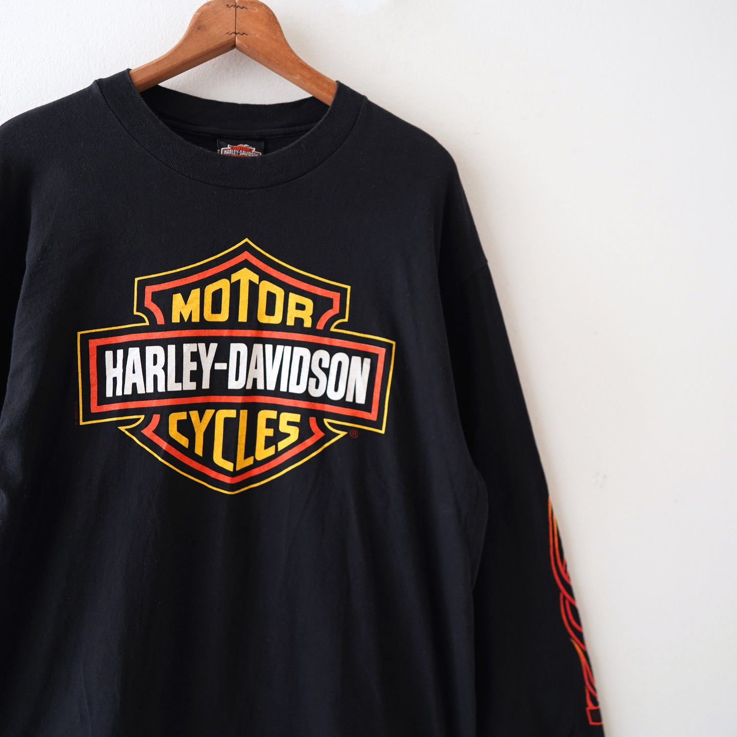 90s HARLEY DAVIDSON print long tee