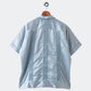 embroidery satin shirt
