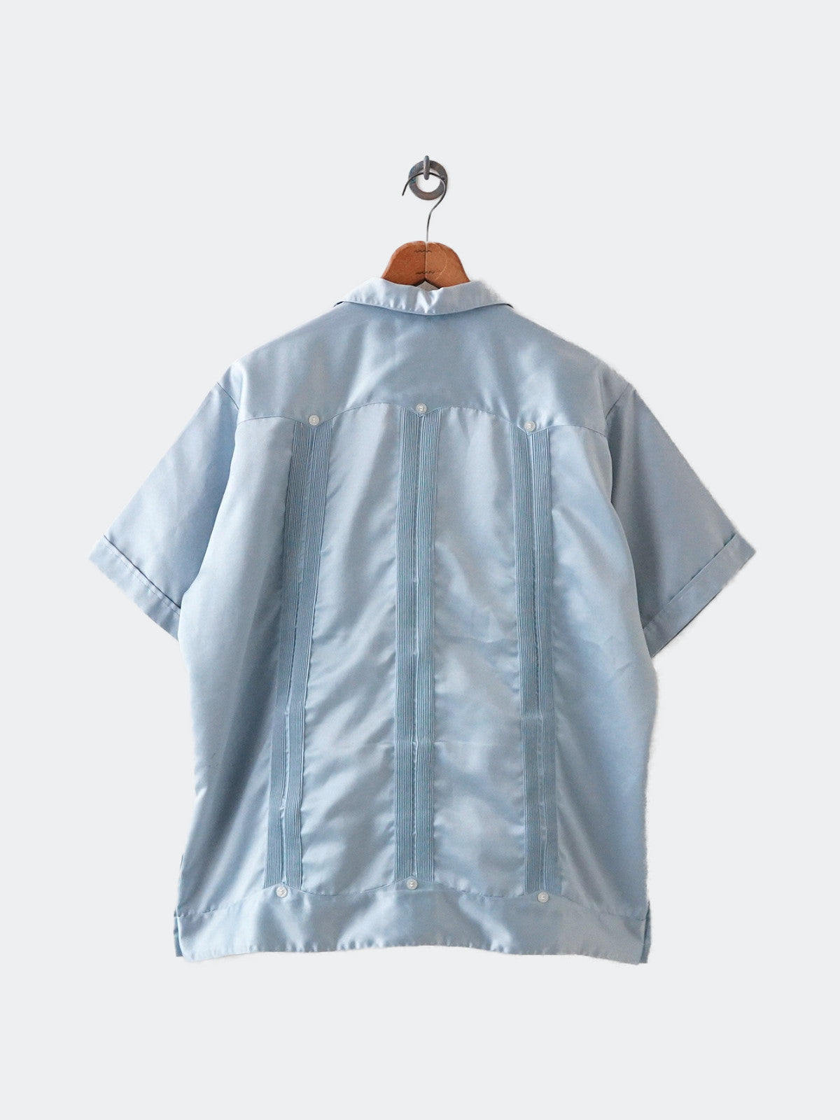 embroidery satin shirt