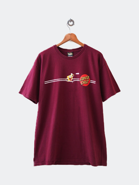 SANTA CRUZ×Sponge Bob tee