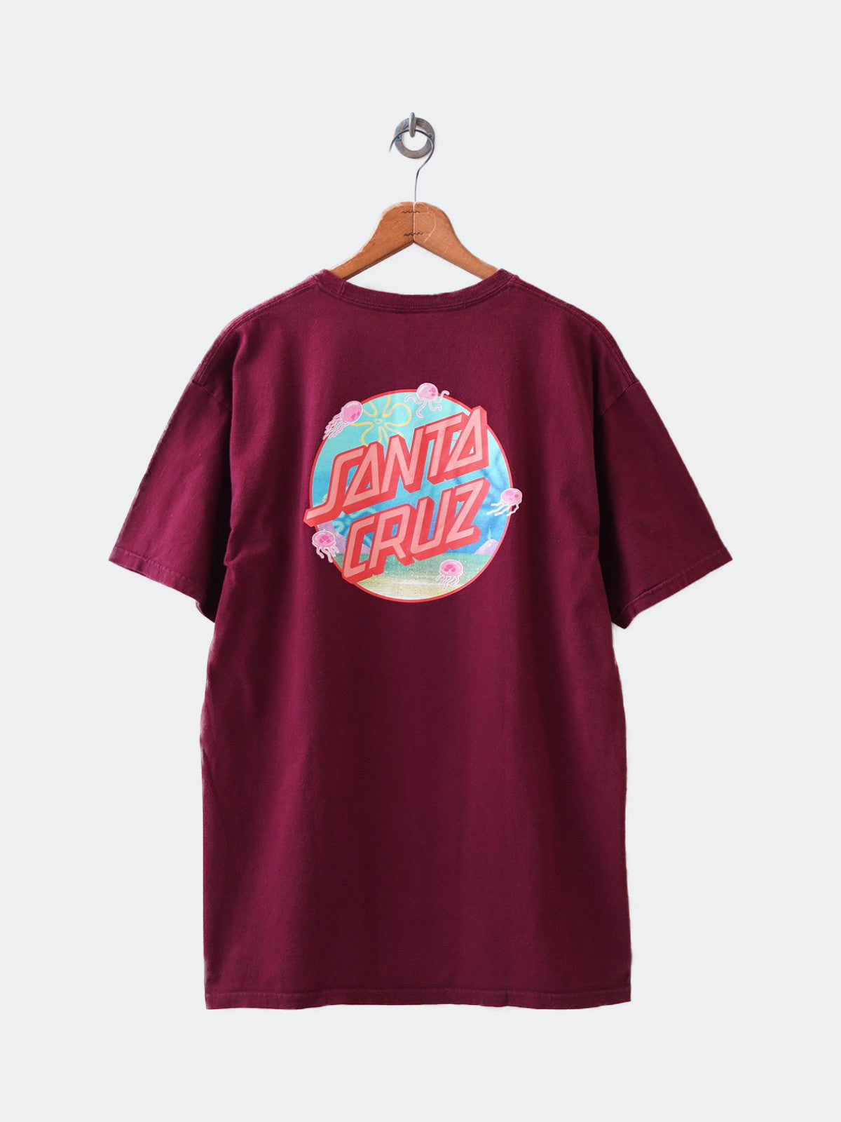 SANTA CRUZ×Sponge Bob tee