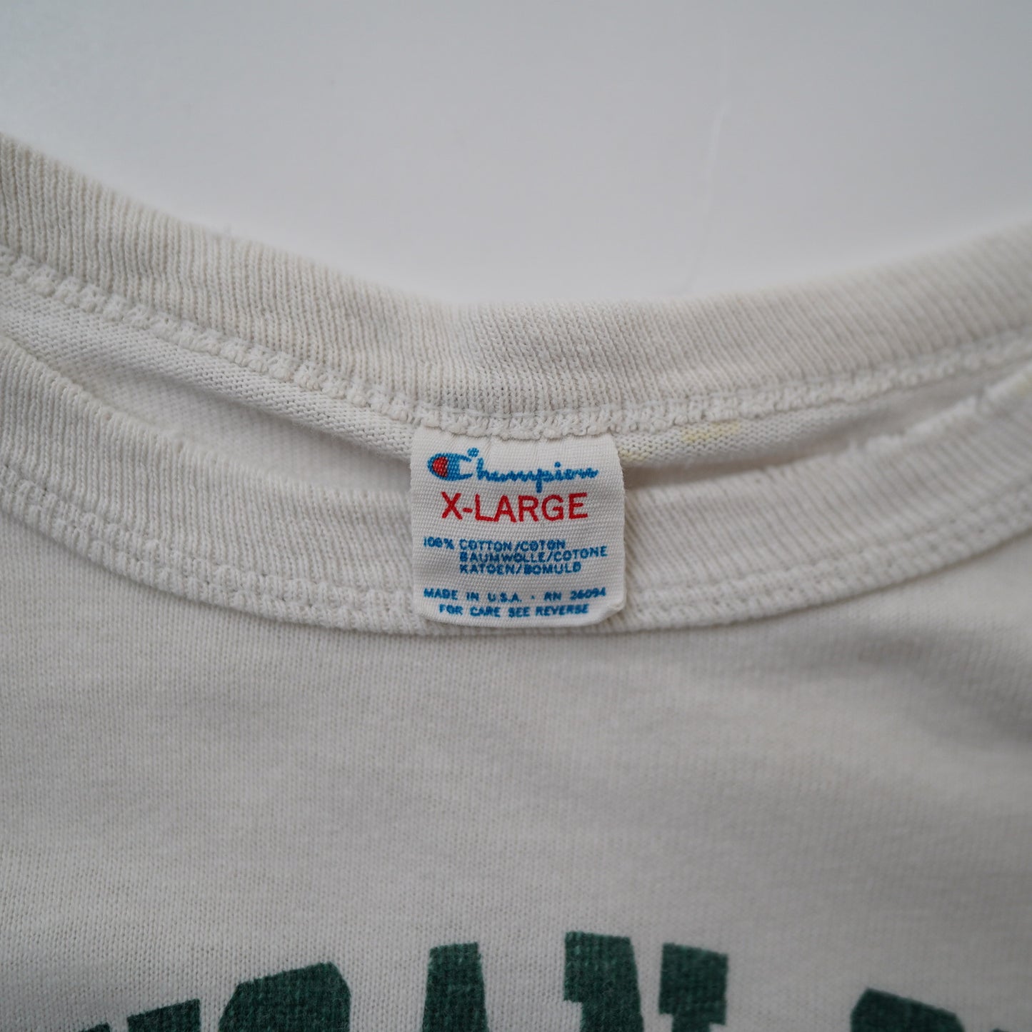 80s Champion college logo tee