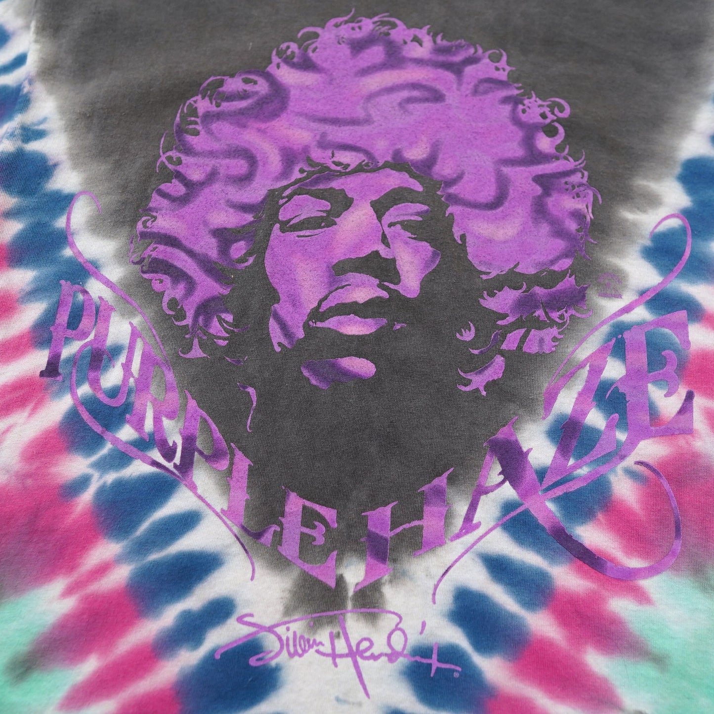 Jimi Hendrix tie dye tee