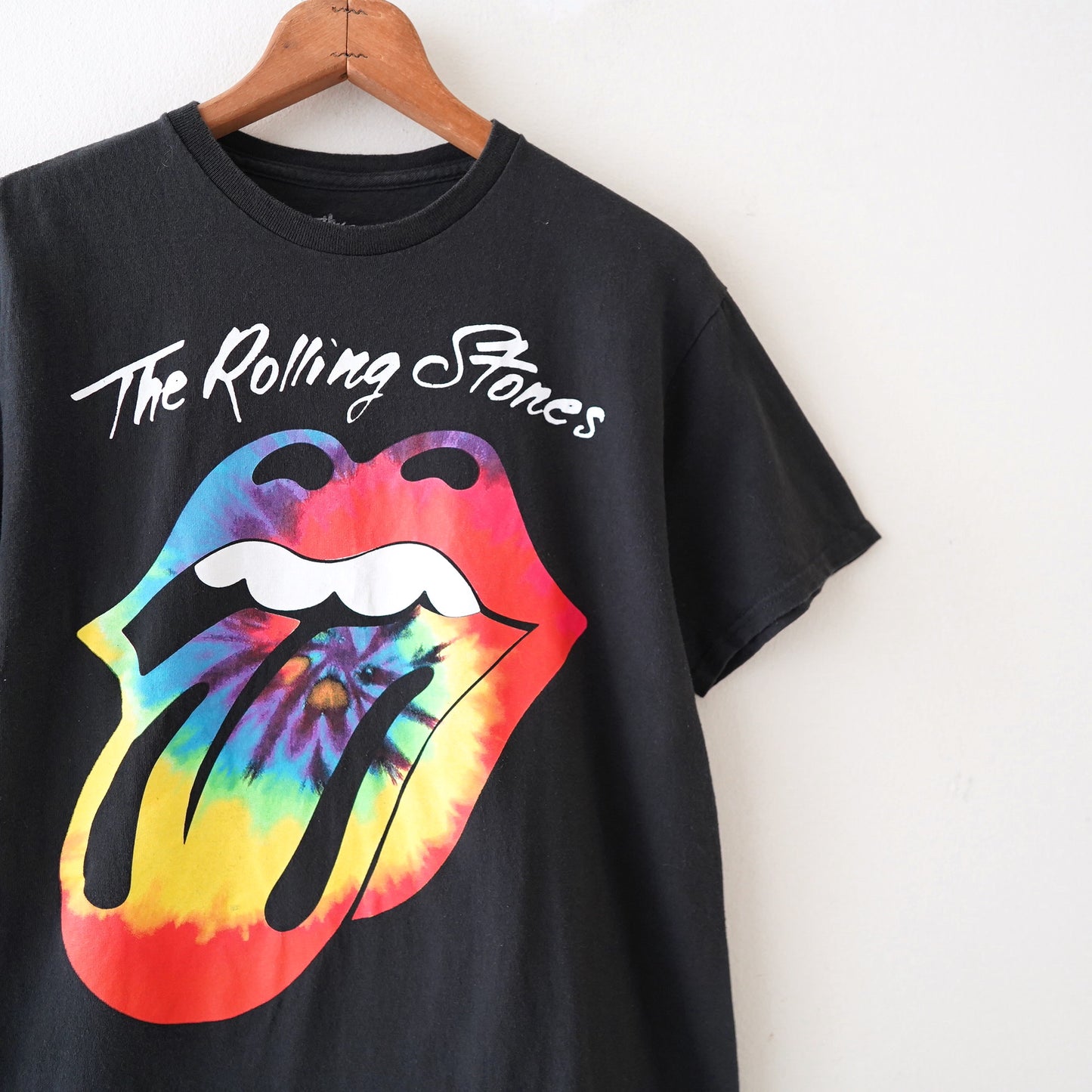 the Rolling Stones print tee