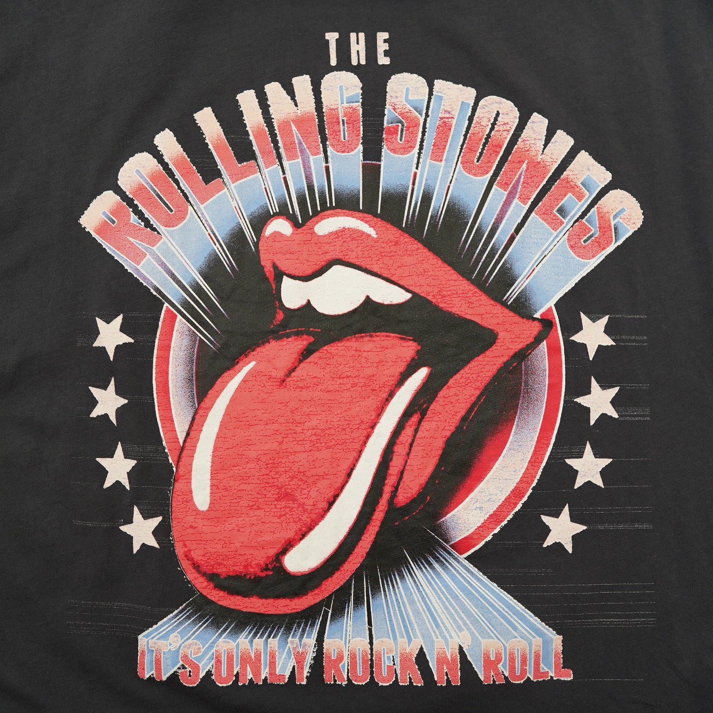 the Rolling Stones print tee