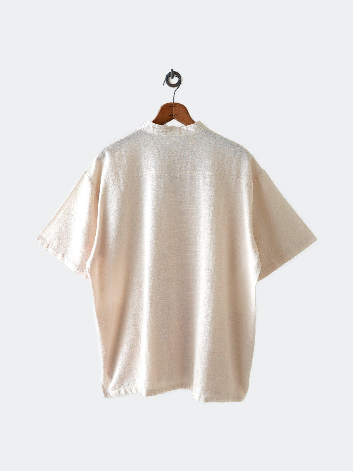 no collar shirt