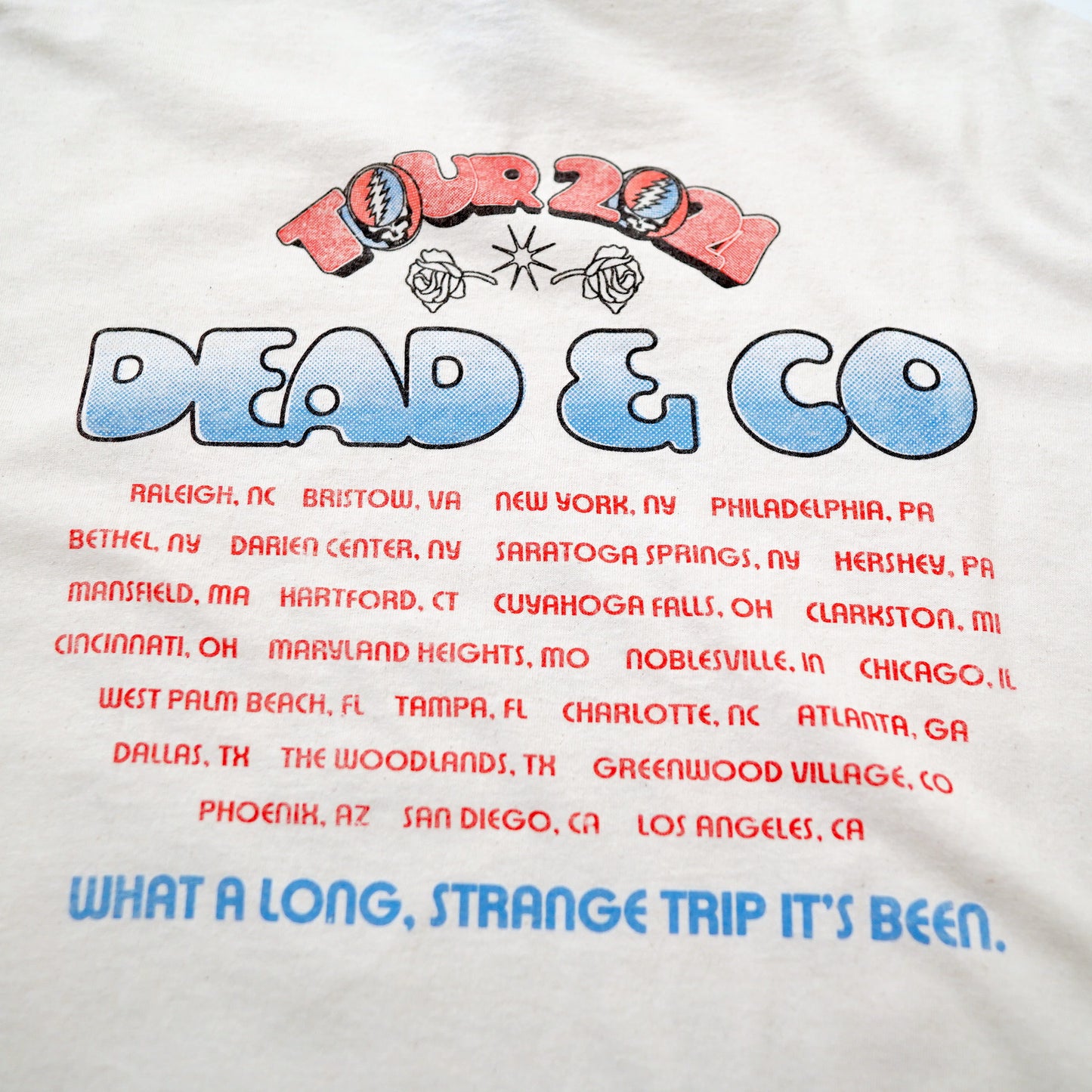 Dead & Co 2021 tour tee