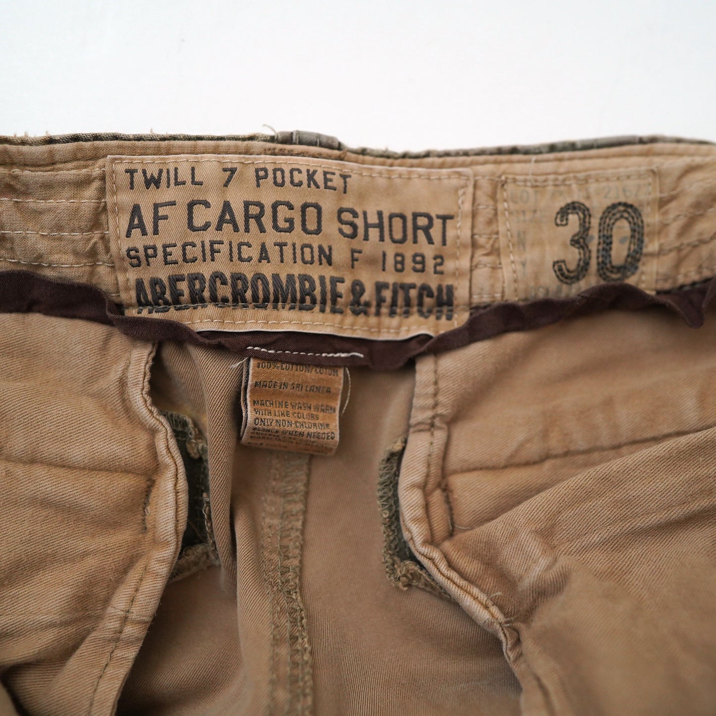 00s Abercrombie & Fitch military short pants