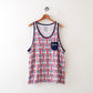 Budweiser pattern tank top