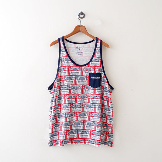 Budweiser pattern tank top