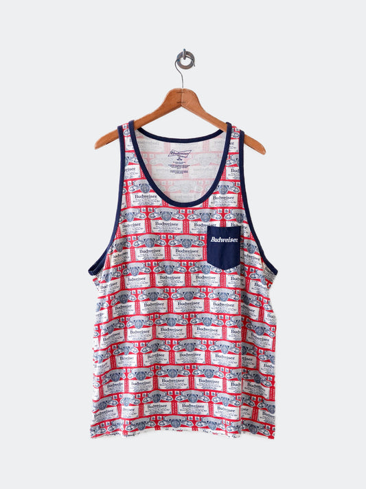 Budweiser pattern tank top