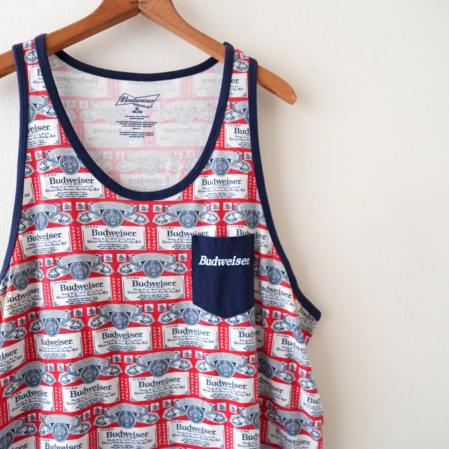 Budweiser pattern tank top