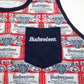 Budweiser pattern tank top