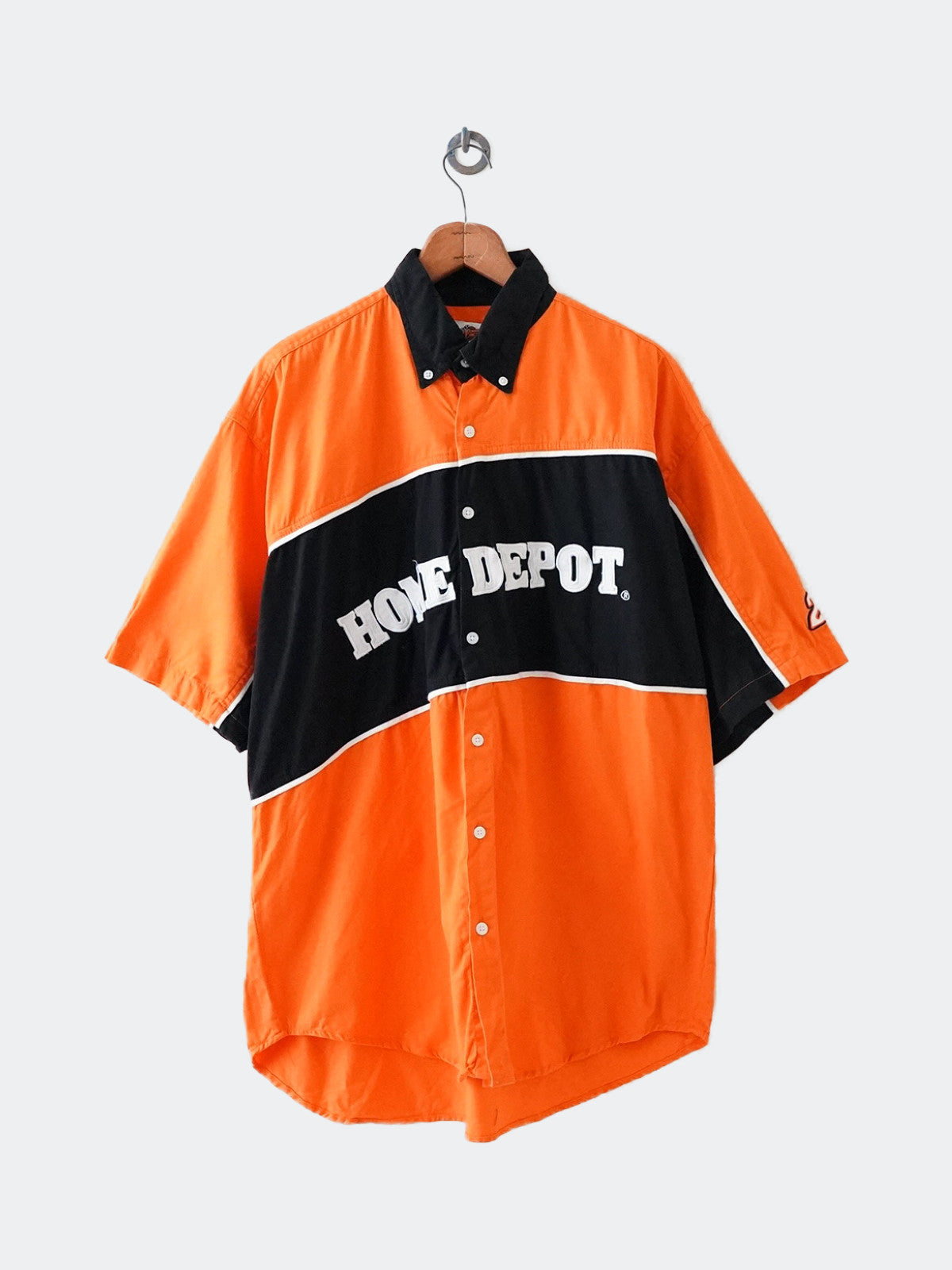 button down collar bowling shirt