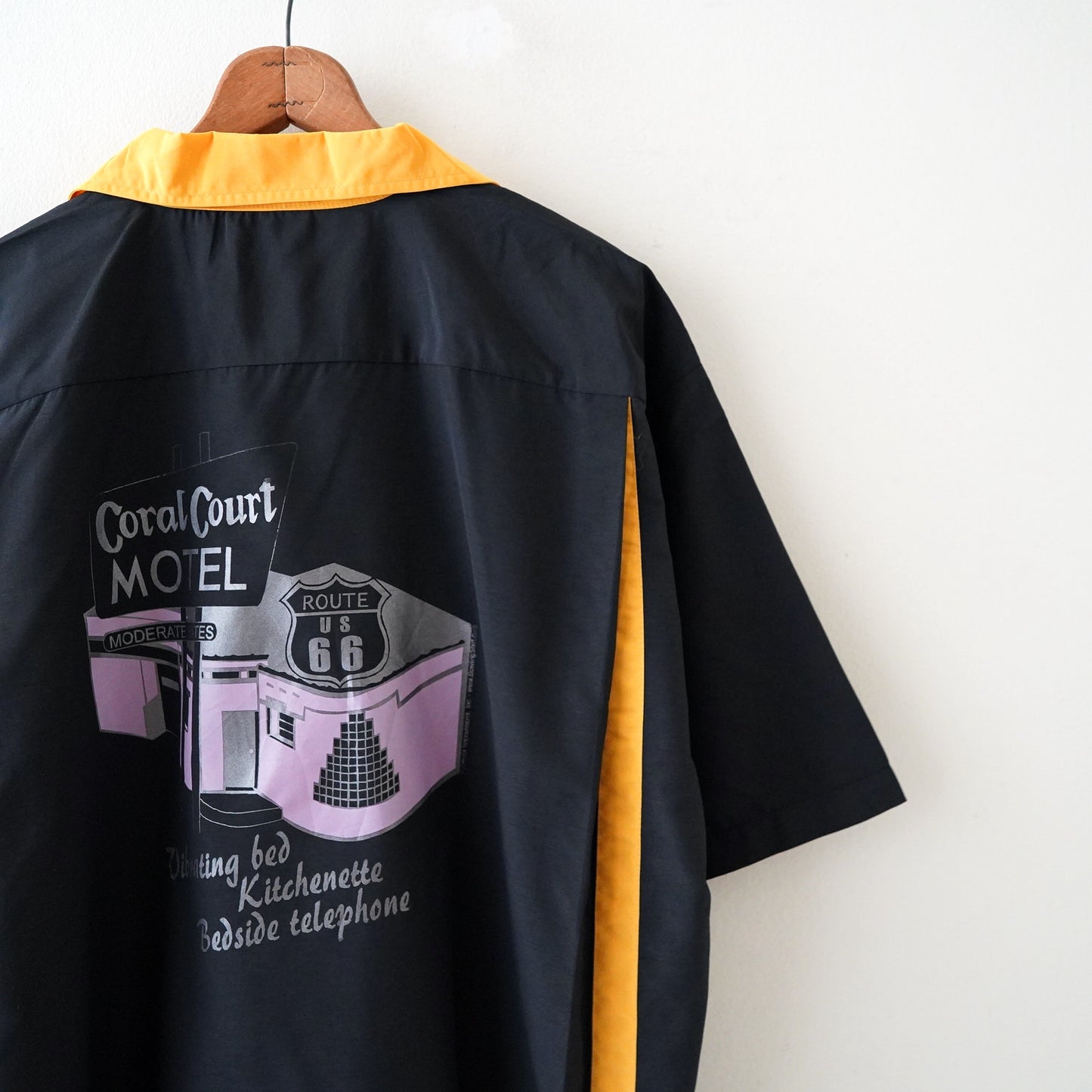 open coller bowling shirt