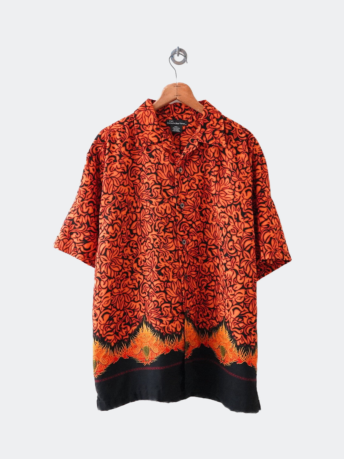 open coller design shirt