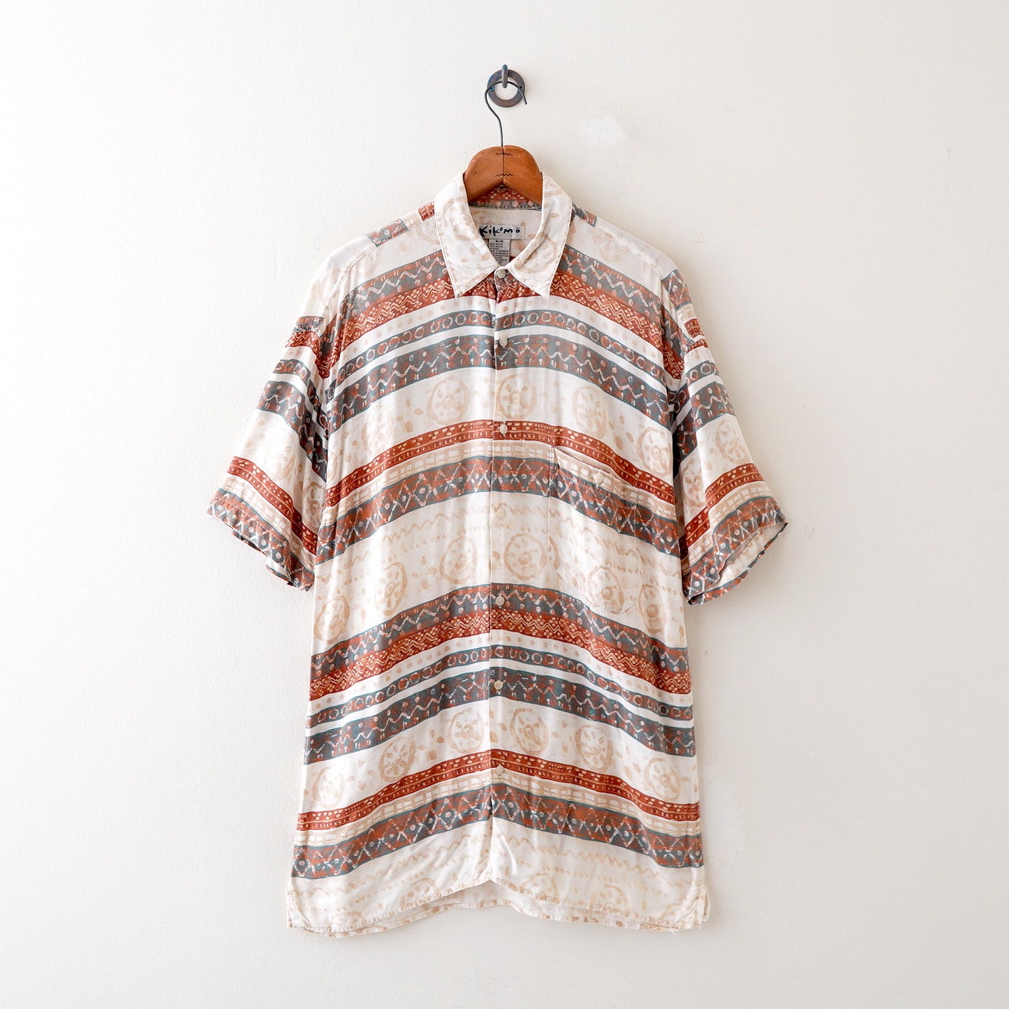 pattern half shirt