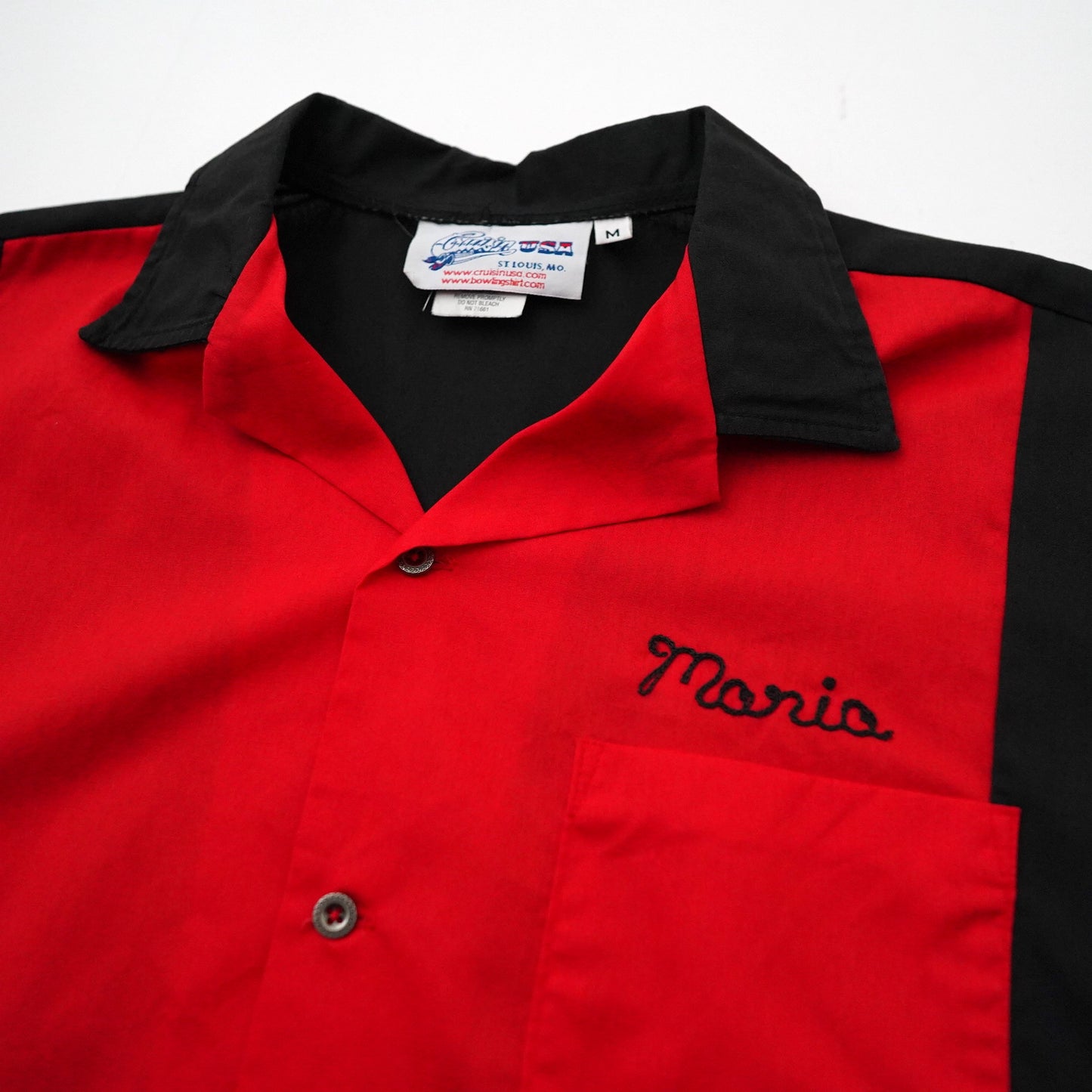 open coller bowling shirt