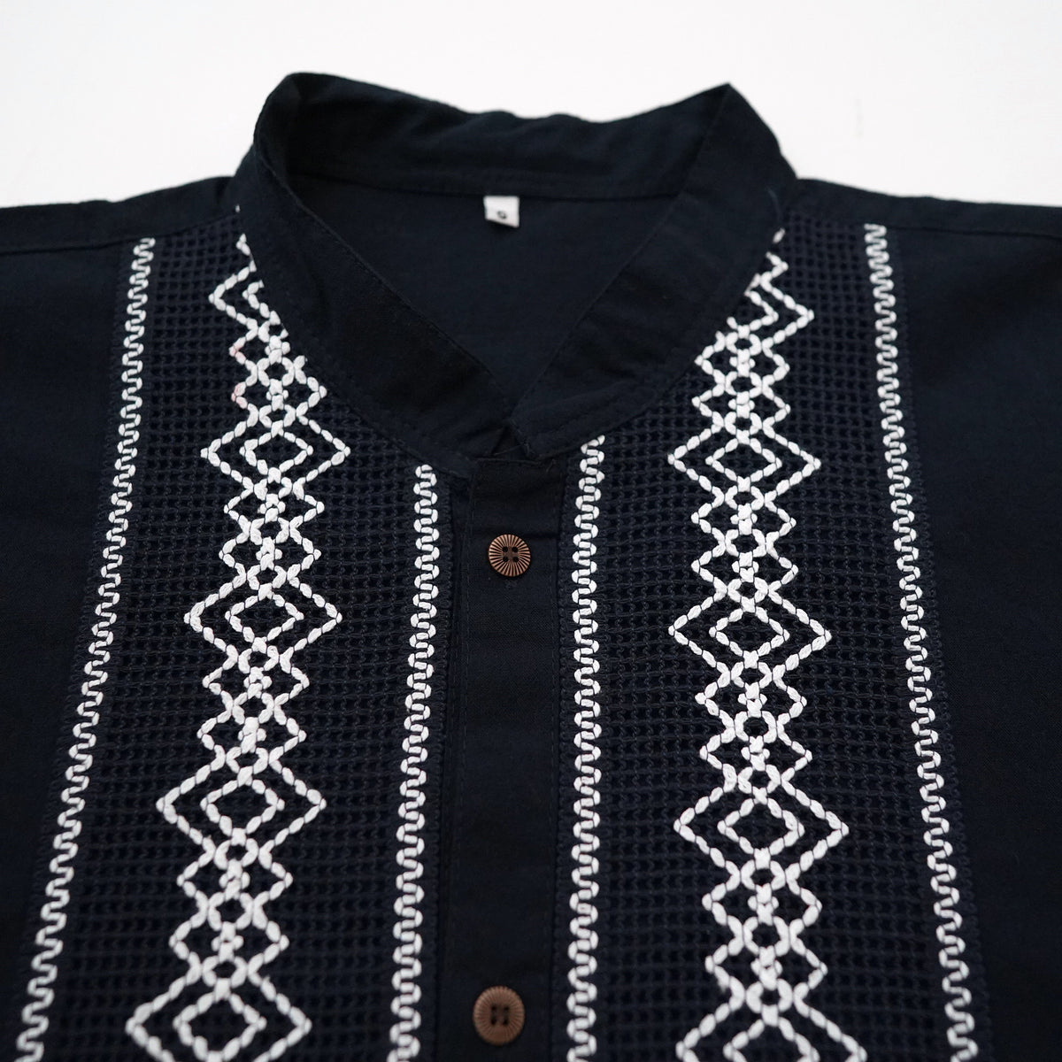 no collar design half shirt