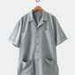 open collar half shirt