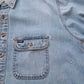 Wrangler button down collar denim shirt