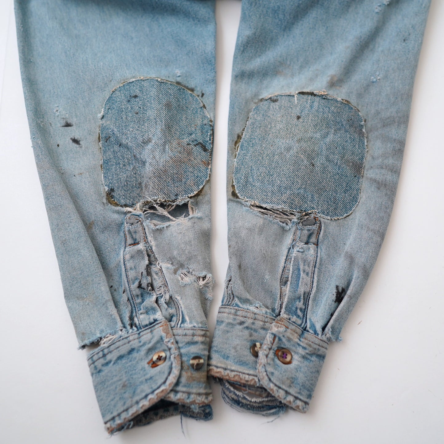 Wrangler button down collar denim shirt