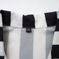 open coller stripe animal shirt