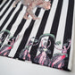 open coller stripe animal shirt