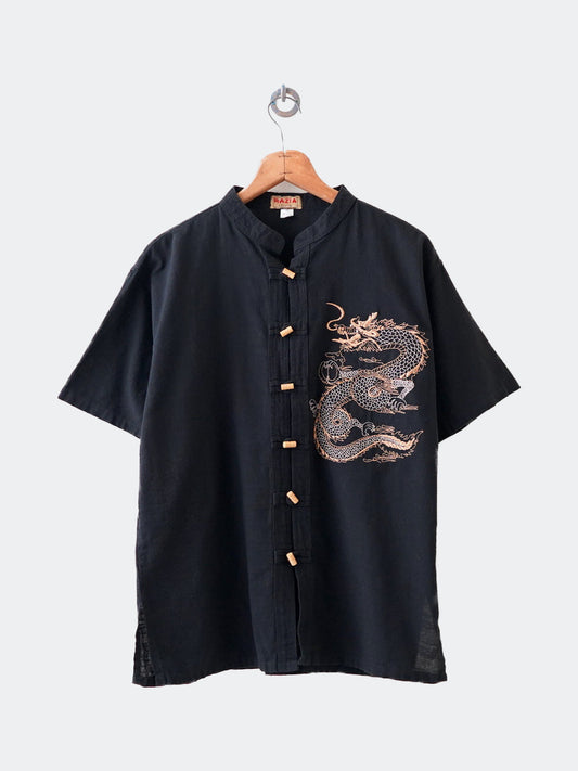 no collar Chinese shirt