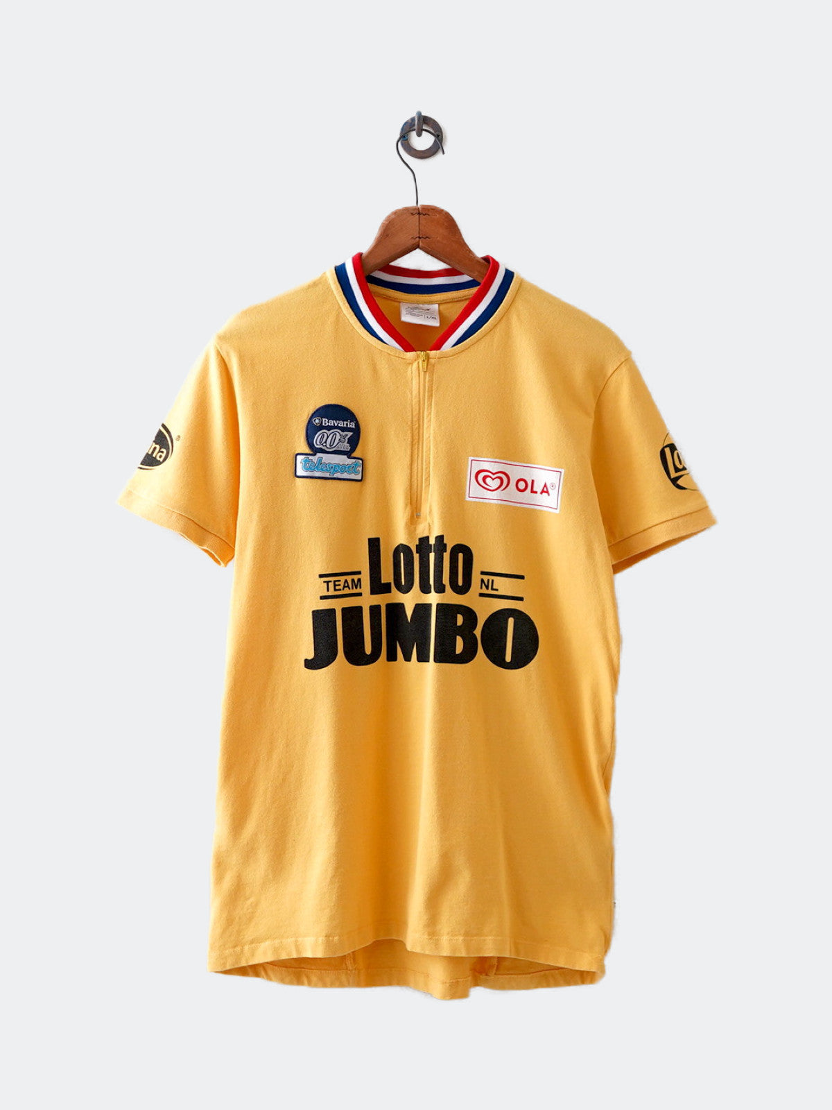 half zip cycling tee