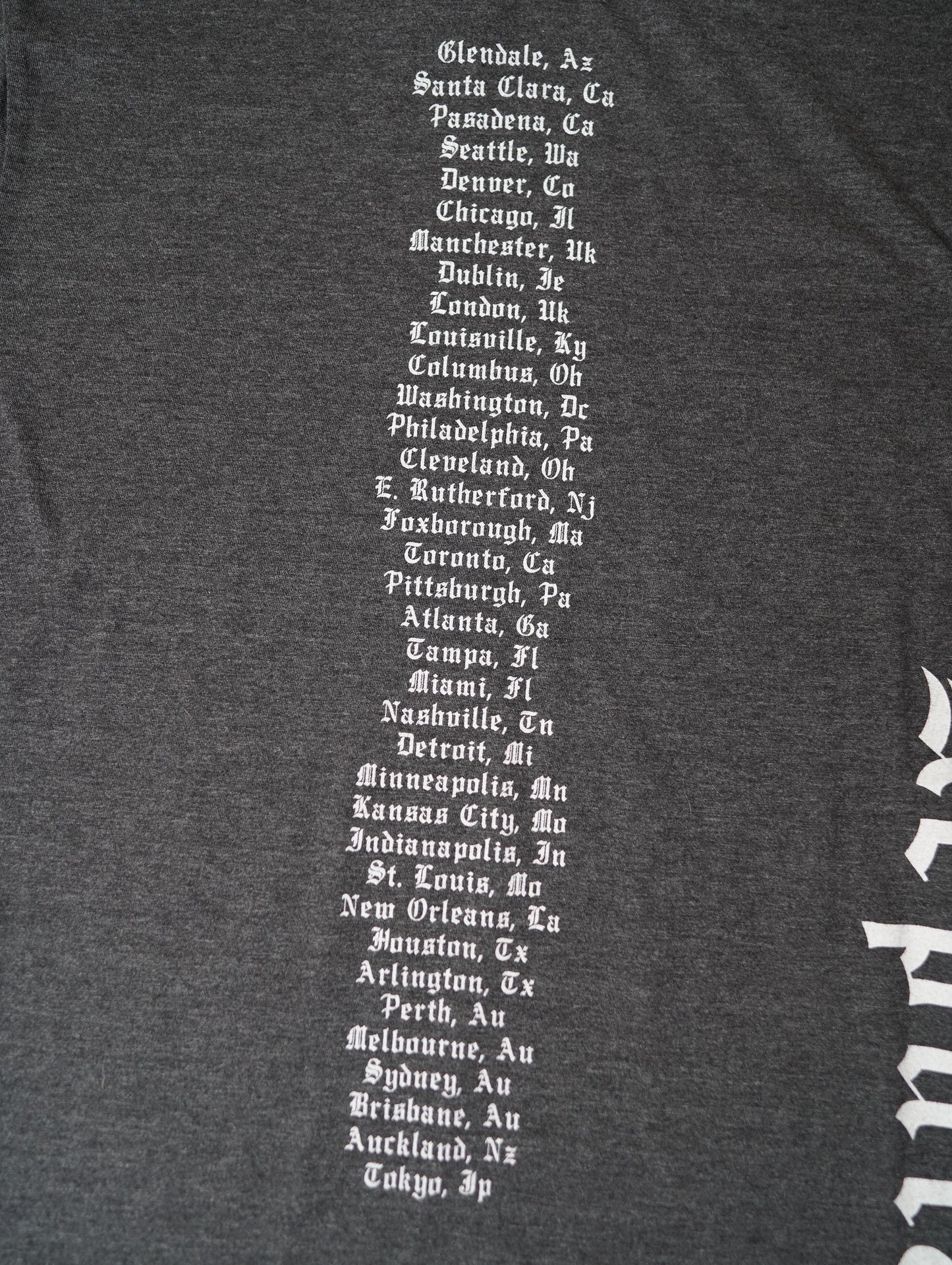 Taylor Swift Tour tee