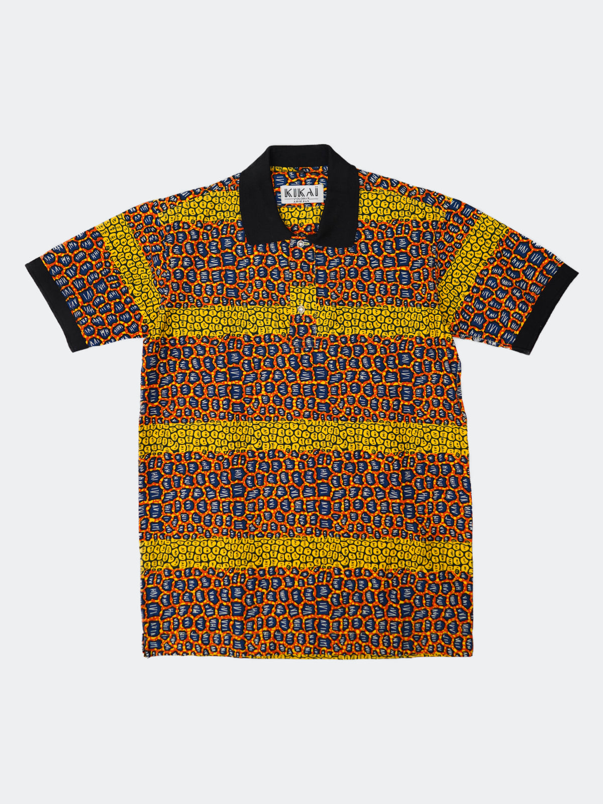 African wax print shirt