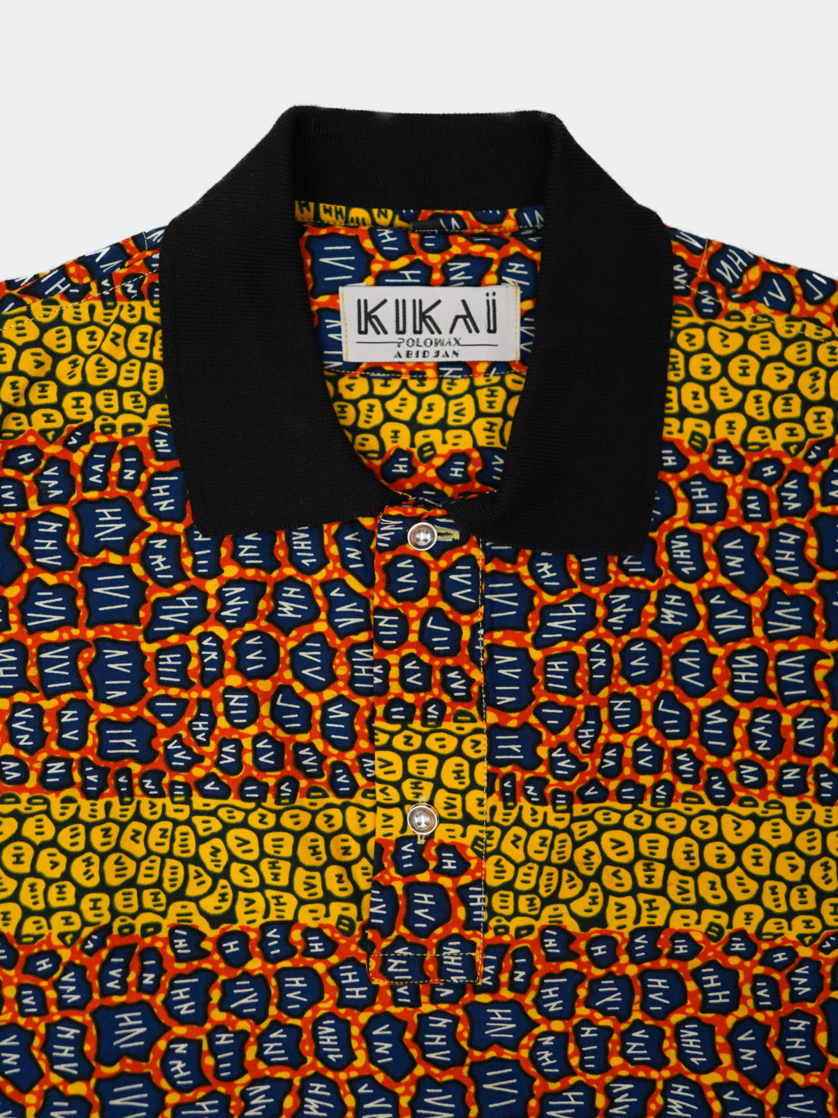 African wax print shirt