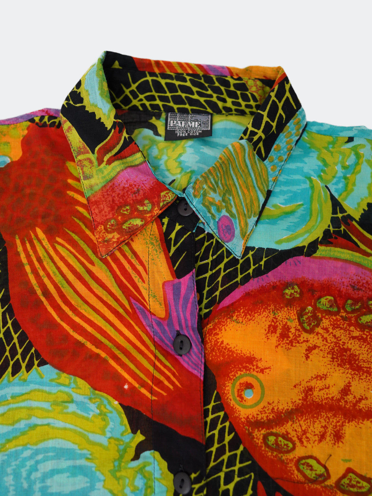 tropical design shirt