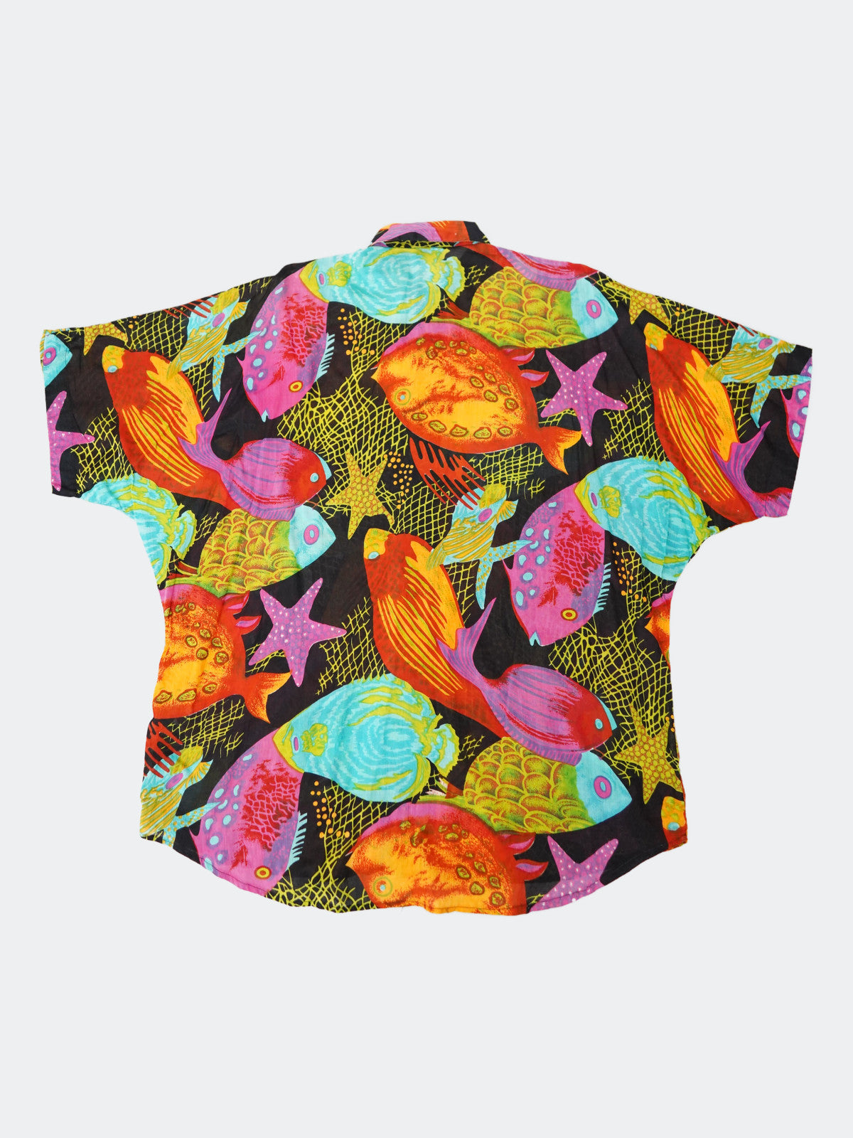 tropical design shirt